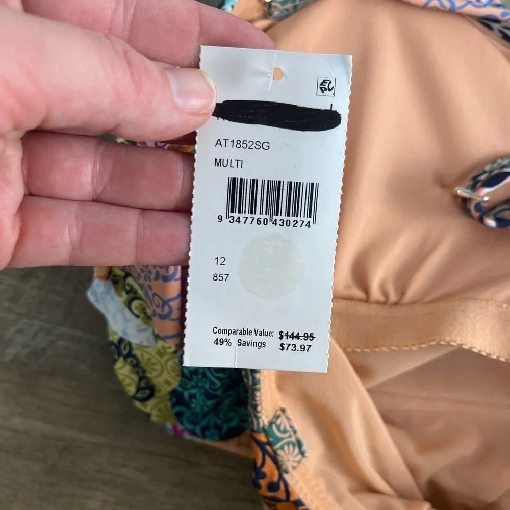 NWT Artesands Patchwork One Piece - Picture 11 of 13